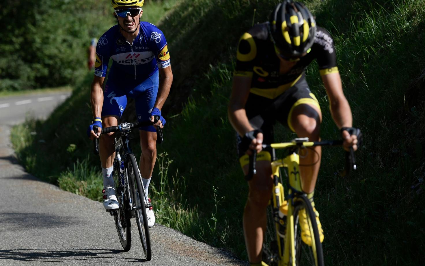 Rein Taaramäe (esiplaanil) ja Julian Alaphilippe