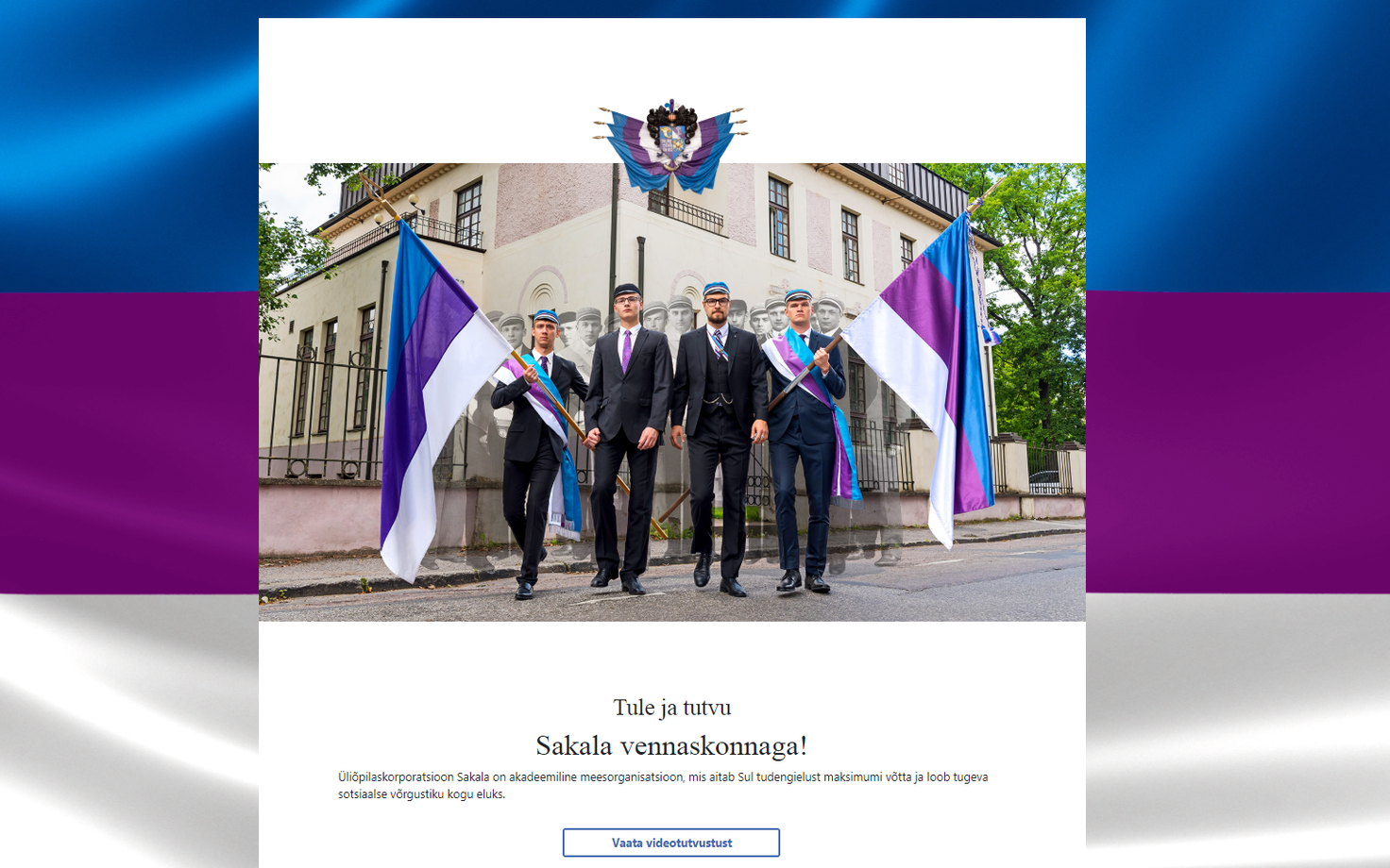 Kuvatõmmis korp! Sakala reklaamist