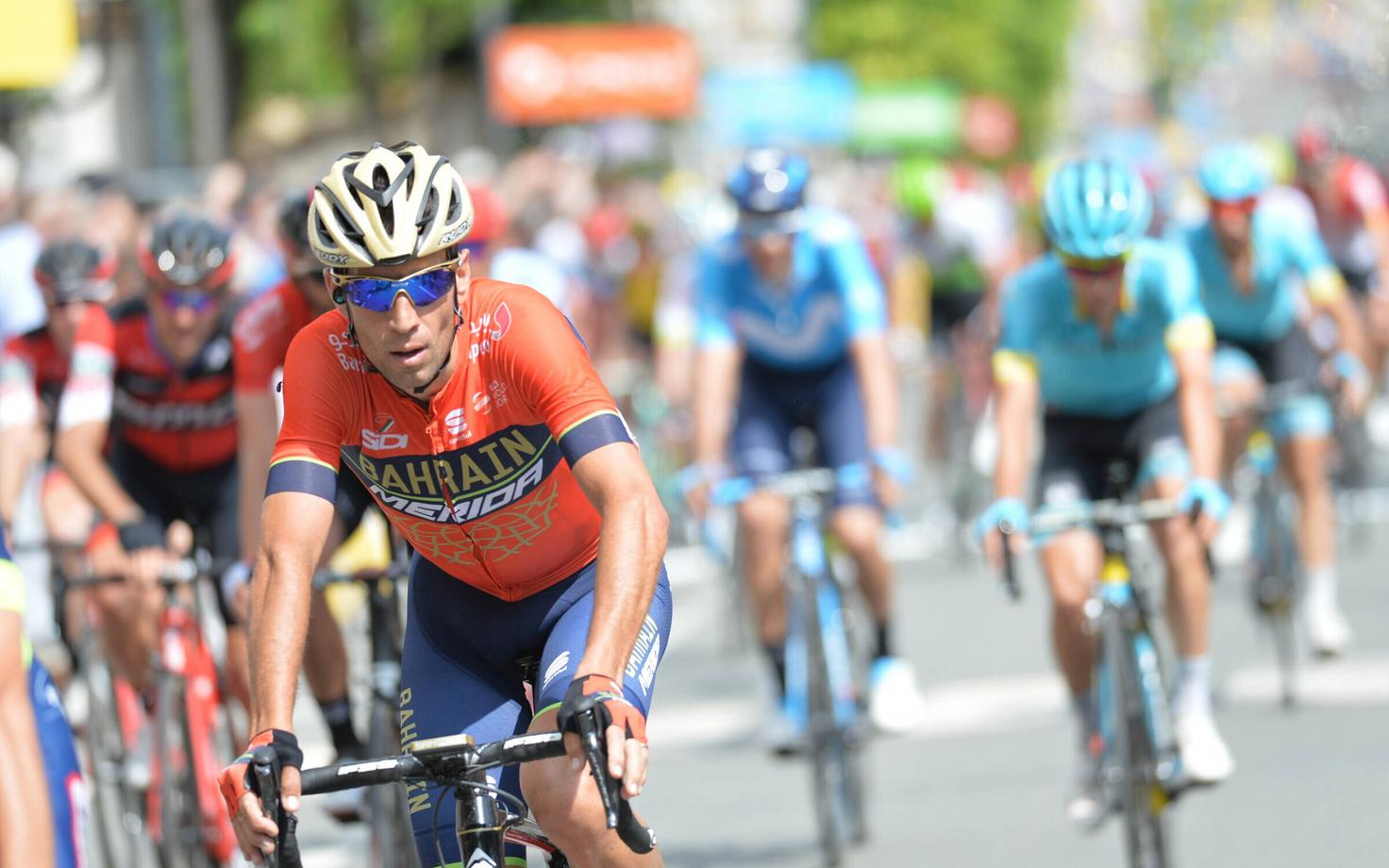 Vincenzo Nibali esiplaanil