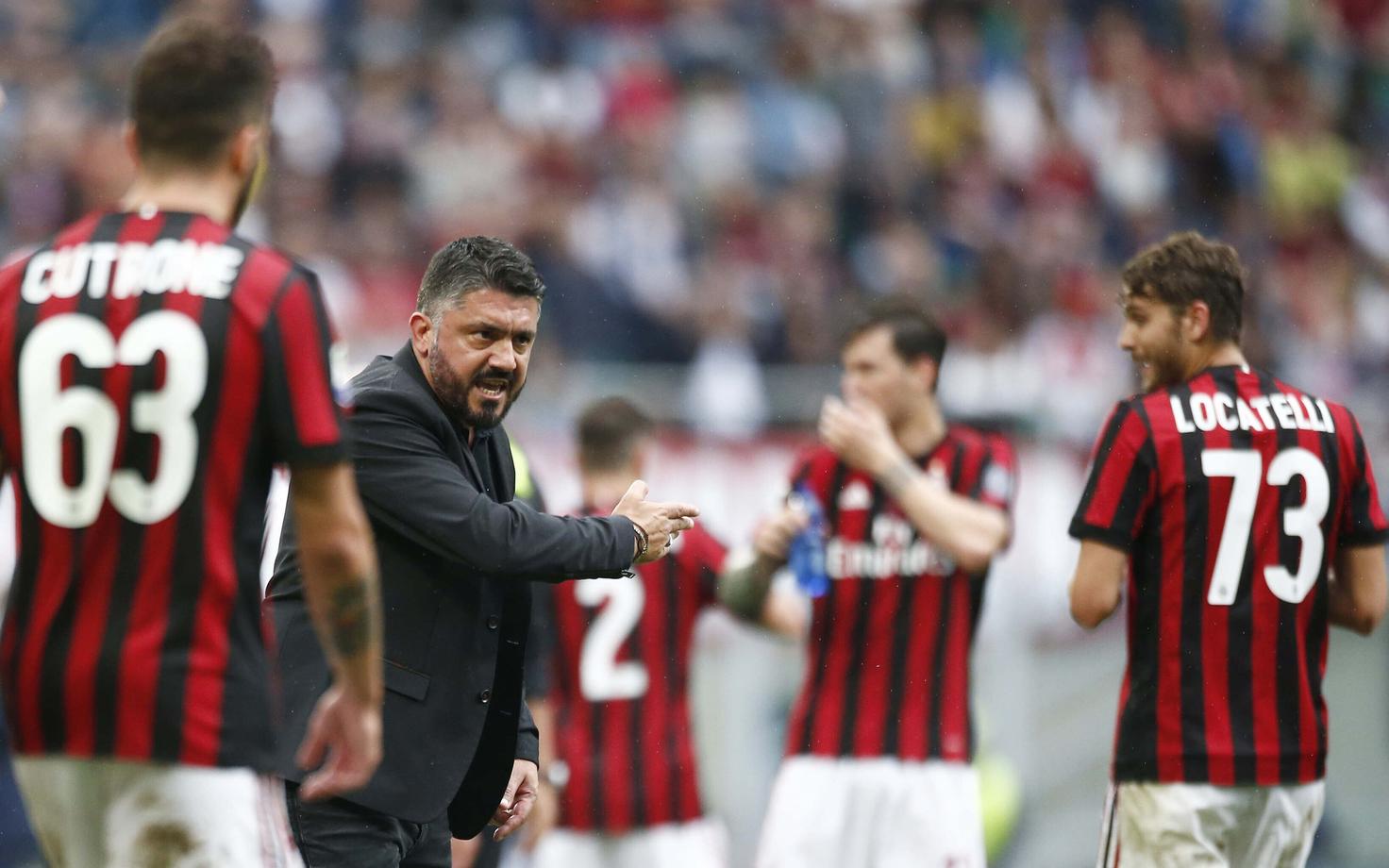 AC Milan ja peatreener Gennaro Gattuso