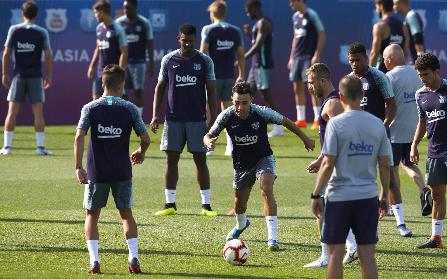 FC Barcelona treeningul