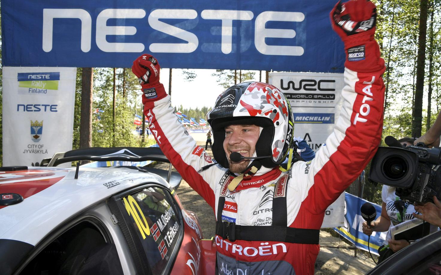 Mads Östberg Soome MM-rallil