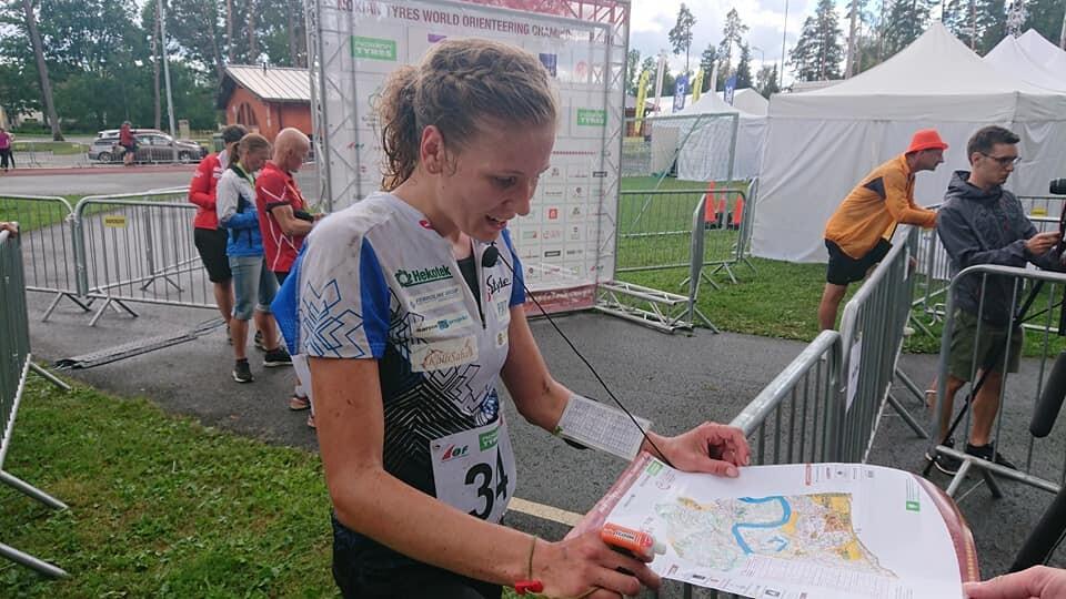 Evely Kaasiku MM-i lühiraja finišis