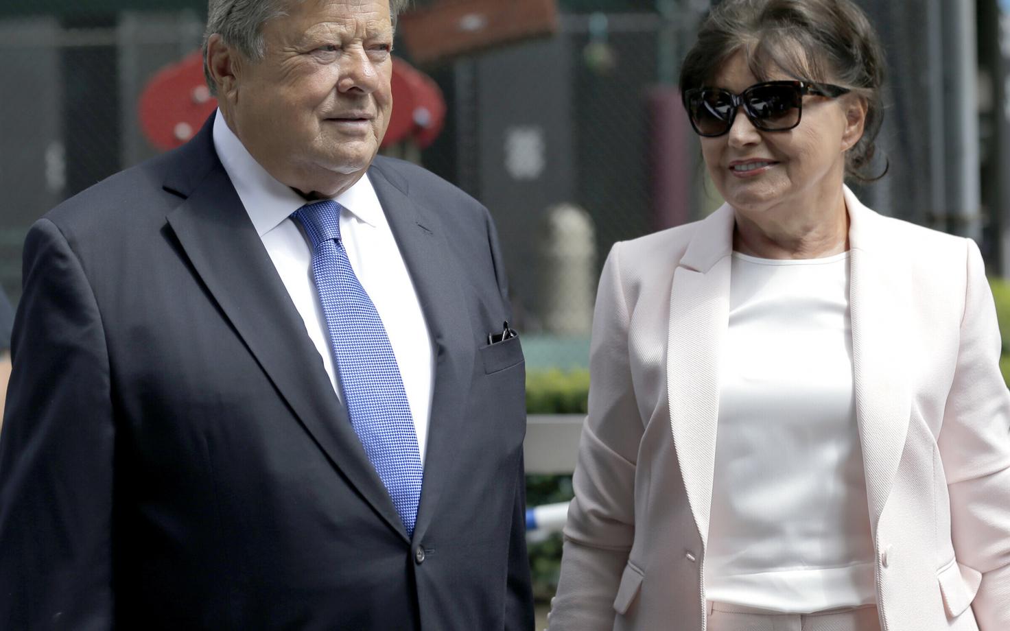 Melania Trumpi vanemad Viktor ja Amalija Knavs.