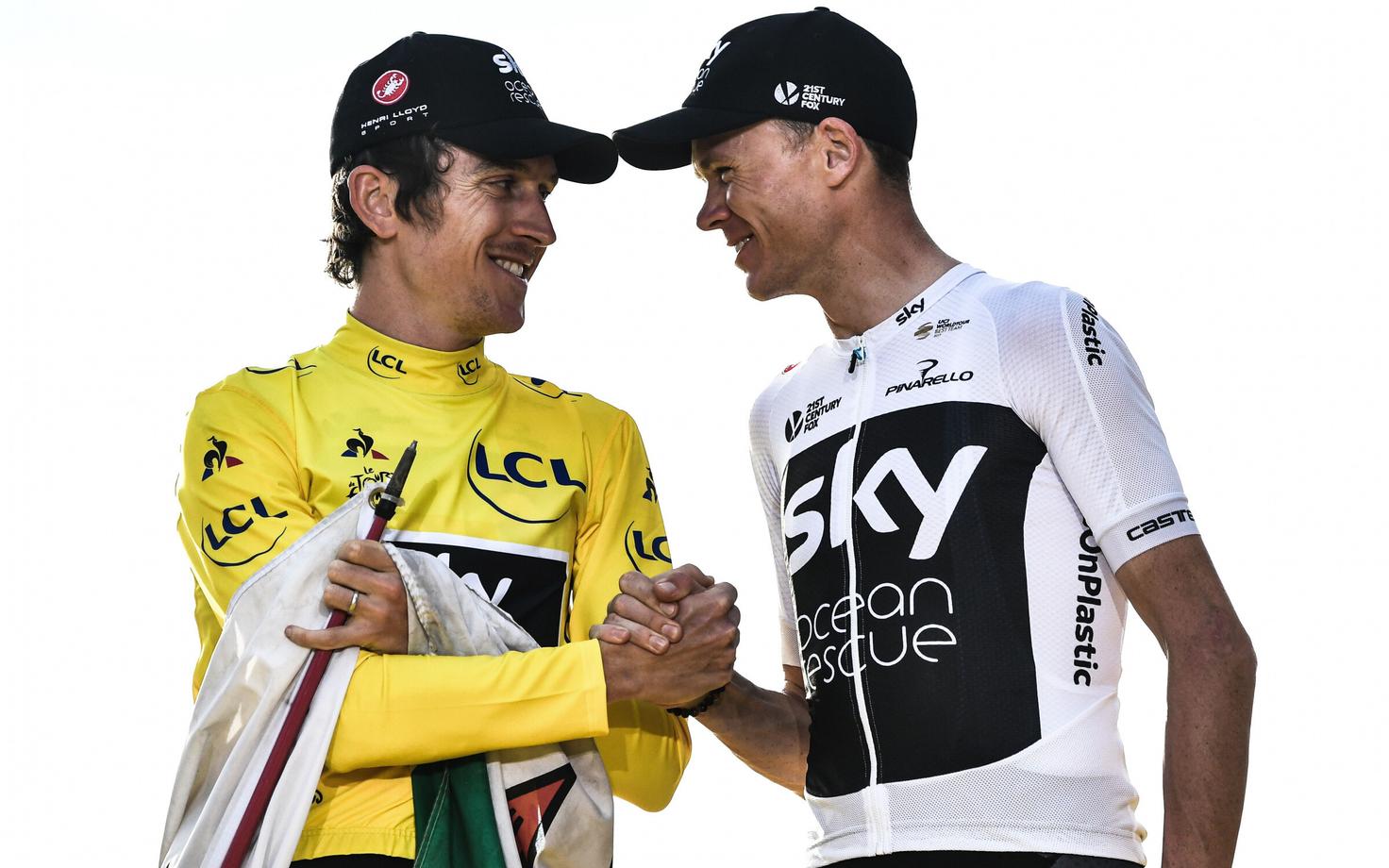 Geraint Thomas ja Chris Froome