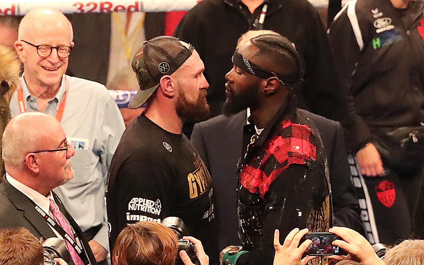 Tyson Fury ja Deontay Wilders kohtusid Belfastis pärast Fury järjekordset võitu.