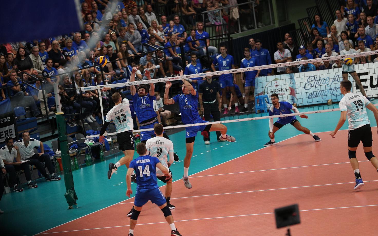 Võrkpalli EM-valikmäng: Eesti - Iisrael