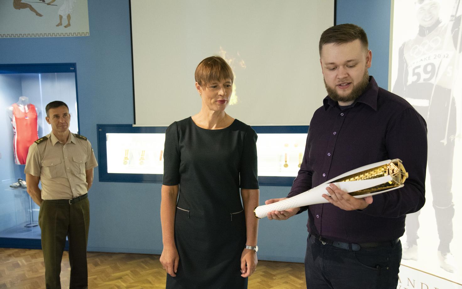 Kersti Kaljulaid digitaalse spordiga seotud mälestuste kogumise projekti SpordiMälu avamisel