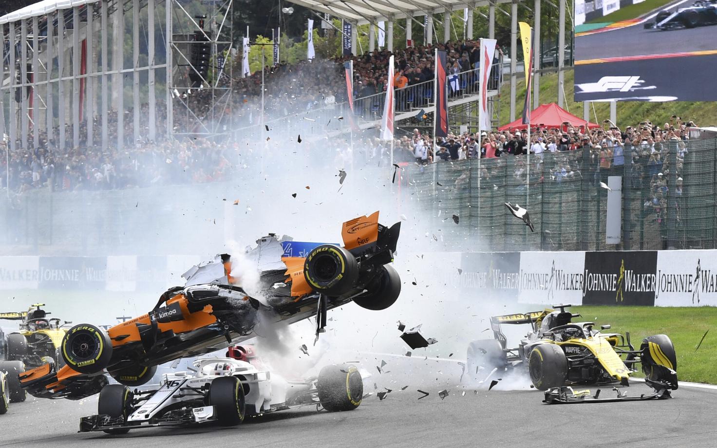 Belgia GP-l toimus avarii ujba avaringil