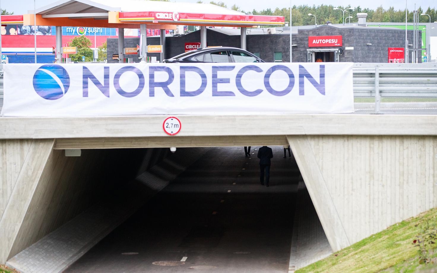 Nordeconi plagu Haabersti ringristmiku avamisel