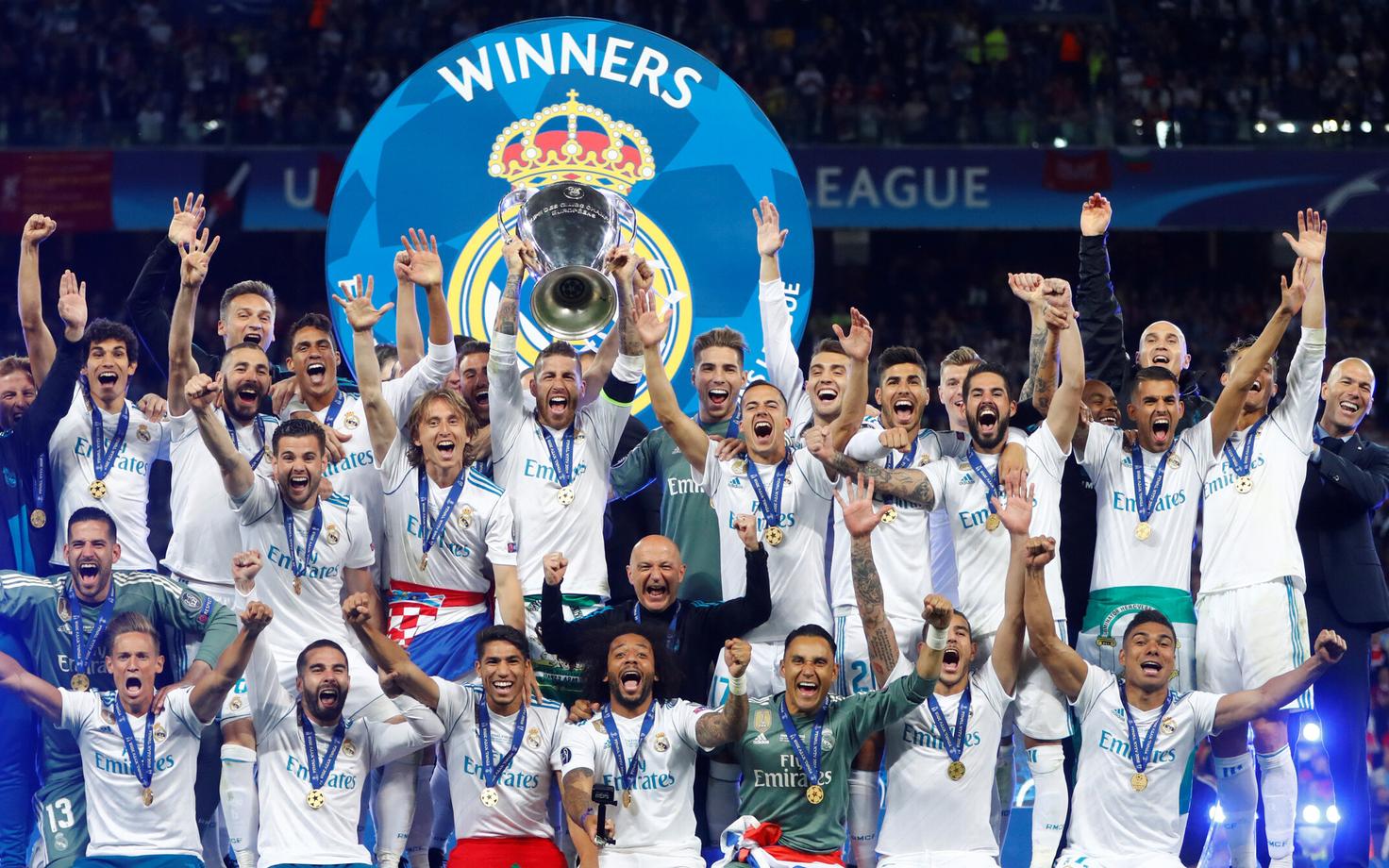 Madridi Real on võitnud Meistrite liiga viimasel kolmel hooajal