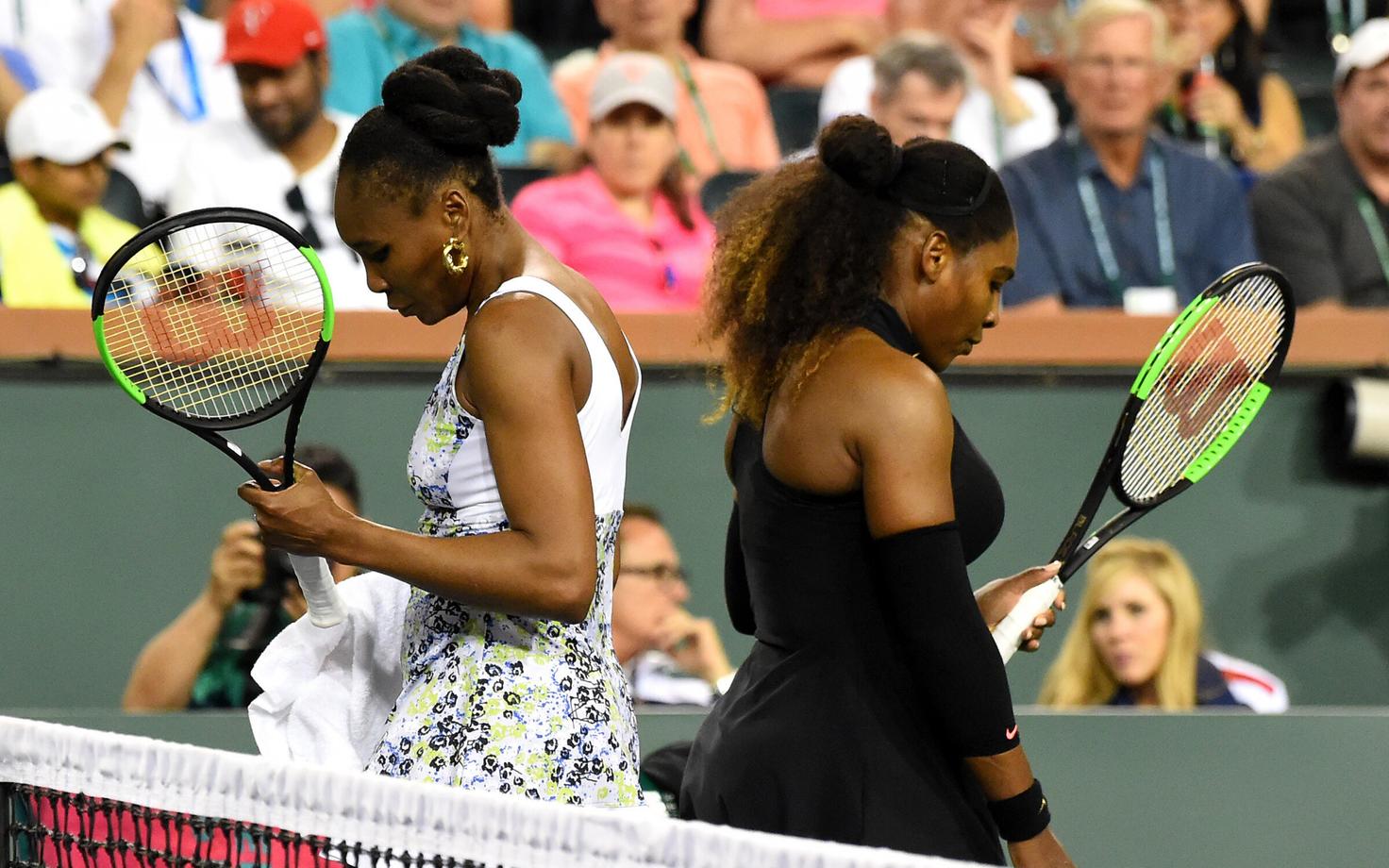 Serena ja Venus Williams Indian Wellsi tenniseturniiril