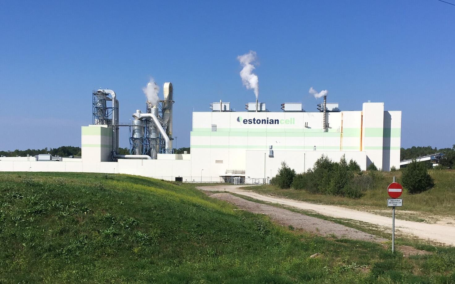 Целлюлозный завод Estonian Cell в Кунда.