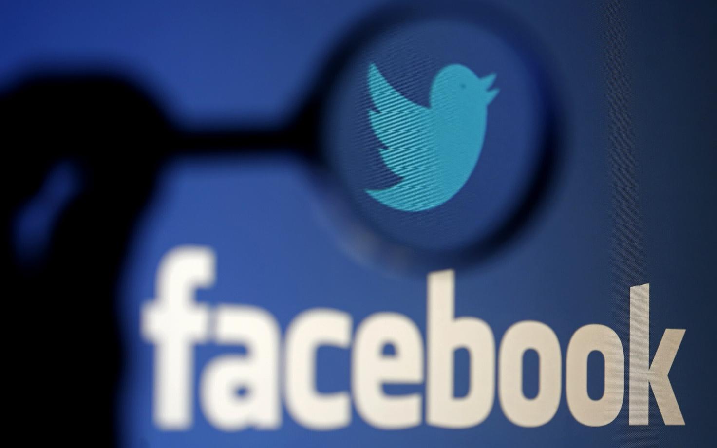 Facebook ja Twitter.
