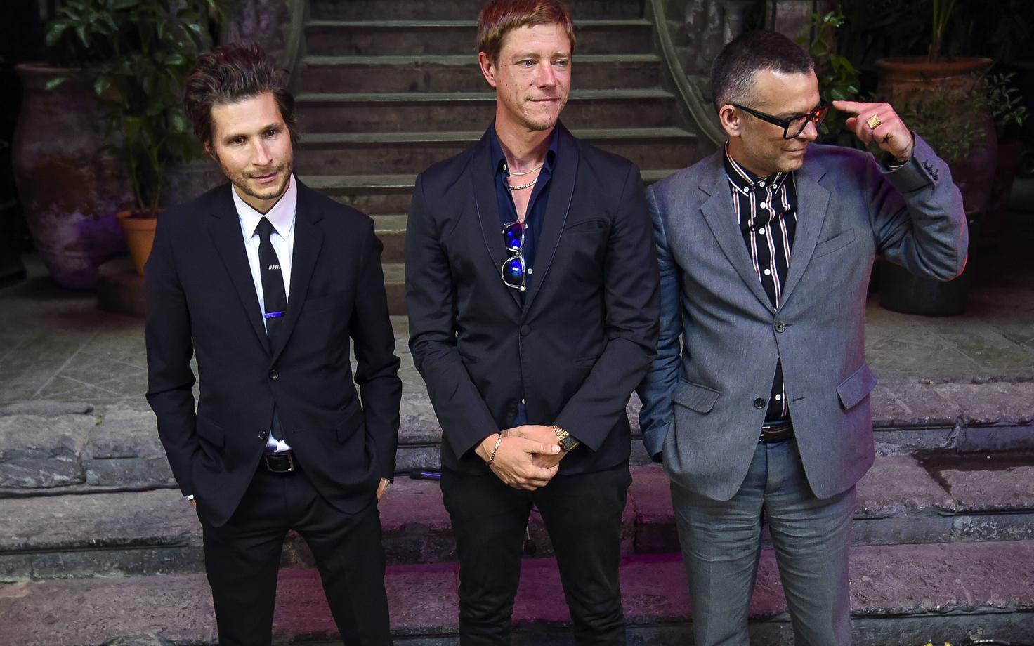 Interpol (vasakult) Daniel Kessler, Paul Banks ja Sam Fogarino.