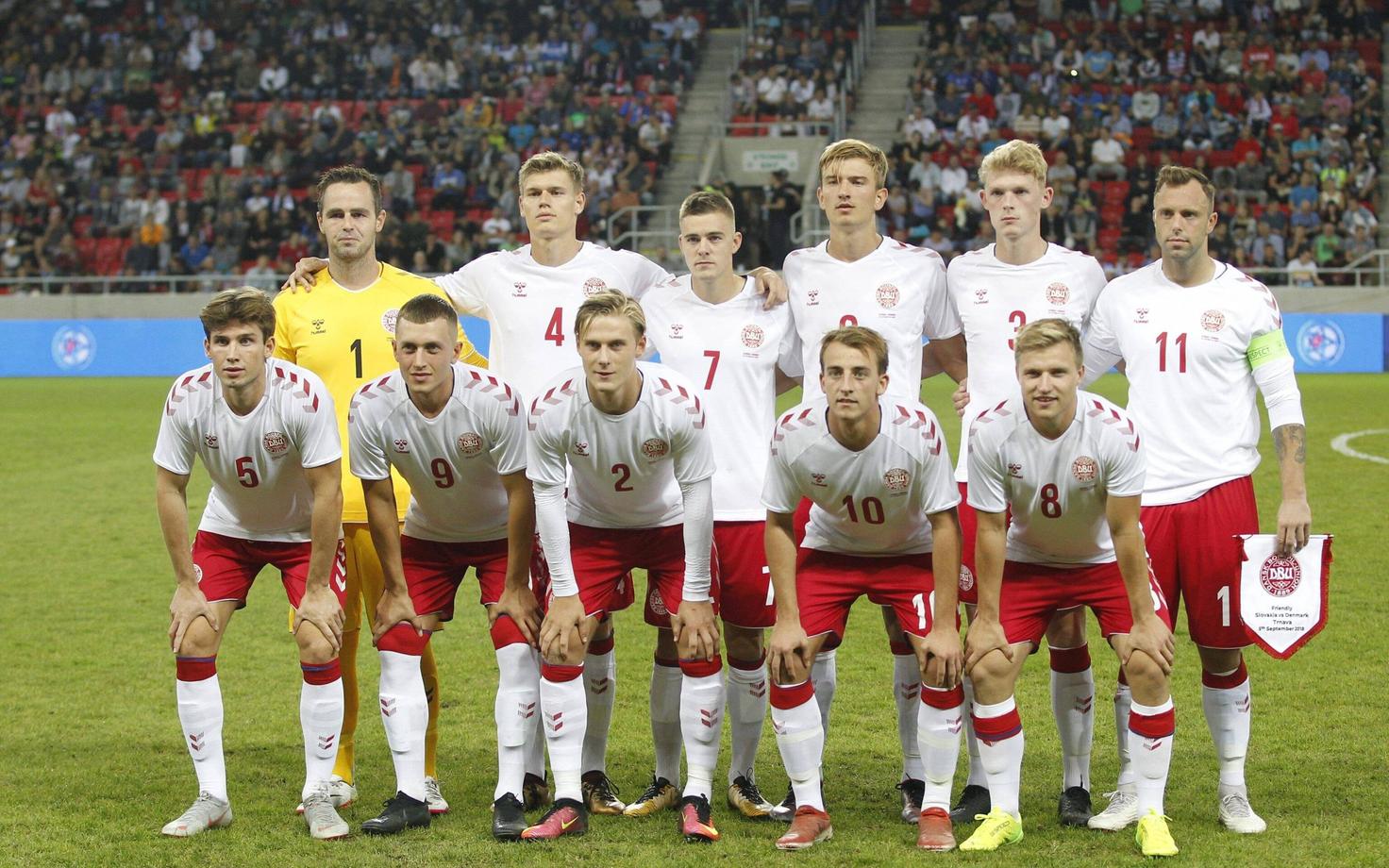 Amatöörmängijatest koosnenud Taani koondis kaotas Slovakkiale 0:3