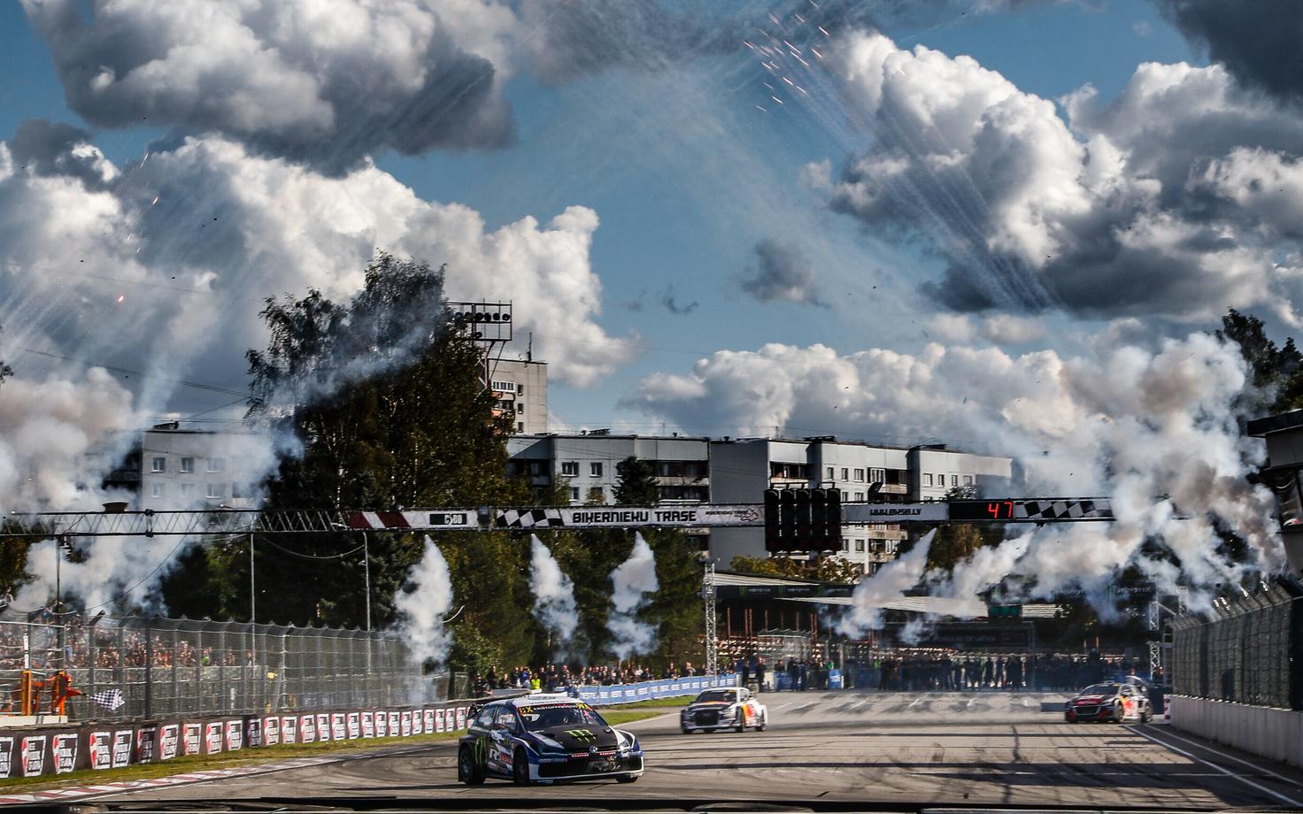 Johan Kristoffersson teenis Riias hooaja kaheksanda etapivõidu.