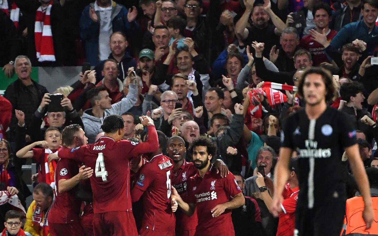 Liverpool Meistrite liiga avakohtumises PSG vastu