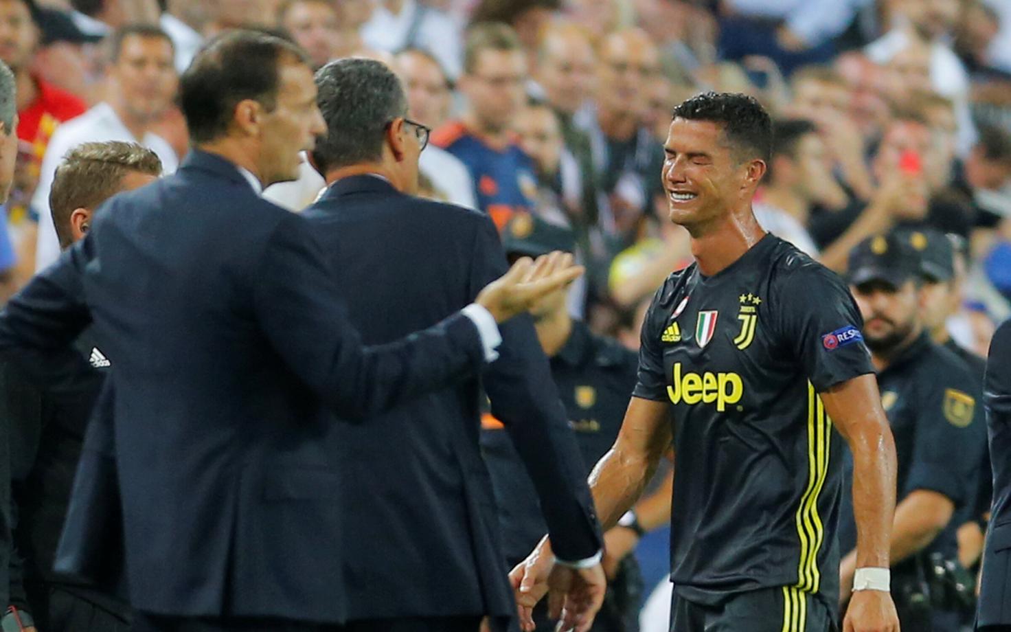 Pisarais Ronaldo pärast väljakult eemaldamist