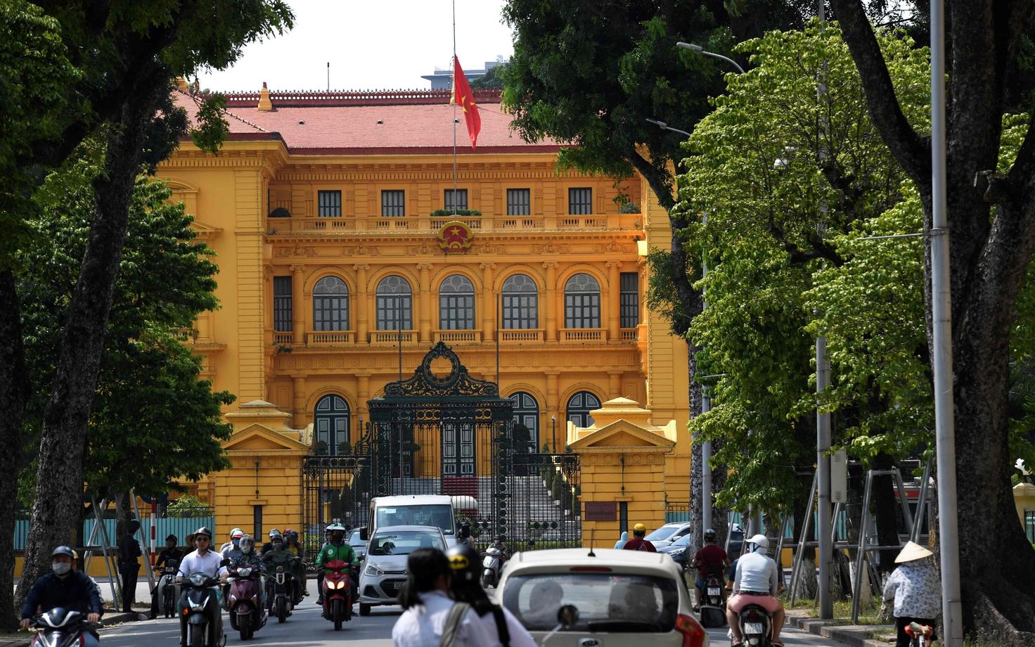 Vietnami presidendi palee Hanois.