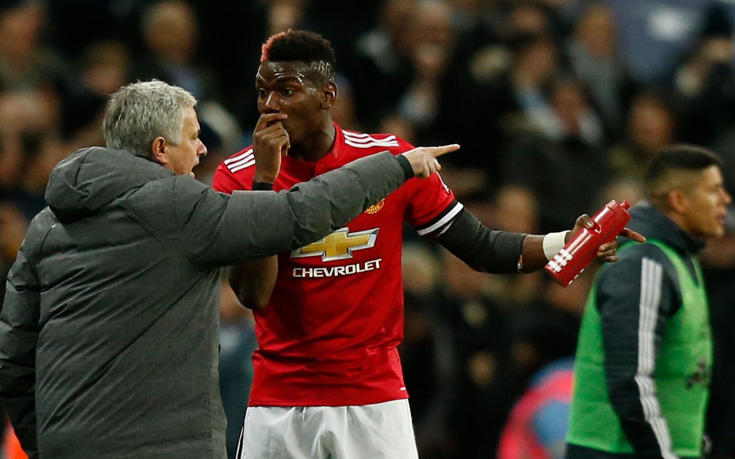 Jose Mourinho ja Paul Pogba