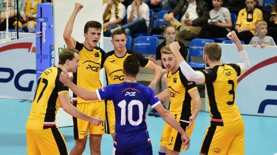 Belchatowi Skra ja Renee Teppan (paremal)