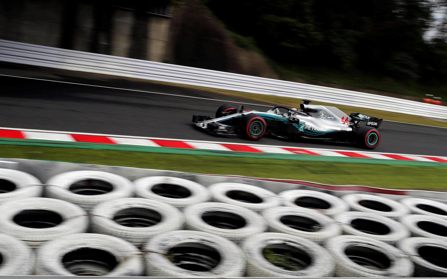Lewis Hamilton Jaapani GP kolmandal vabatreeningul