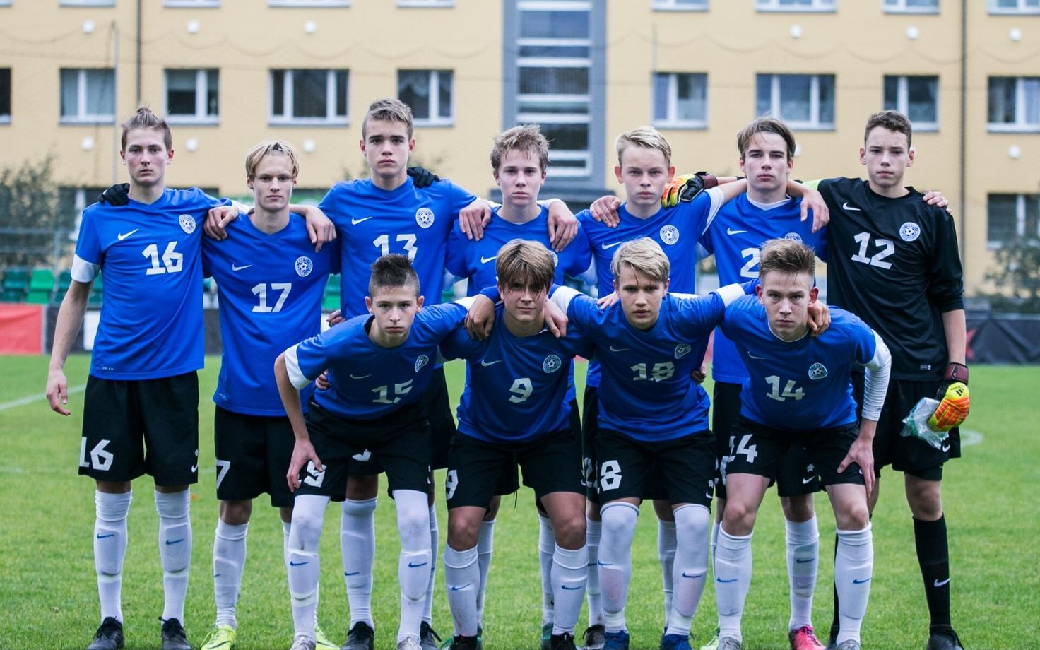 Eesti U-16 jalgpallikoondis