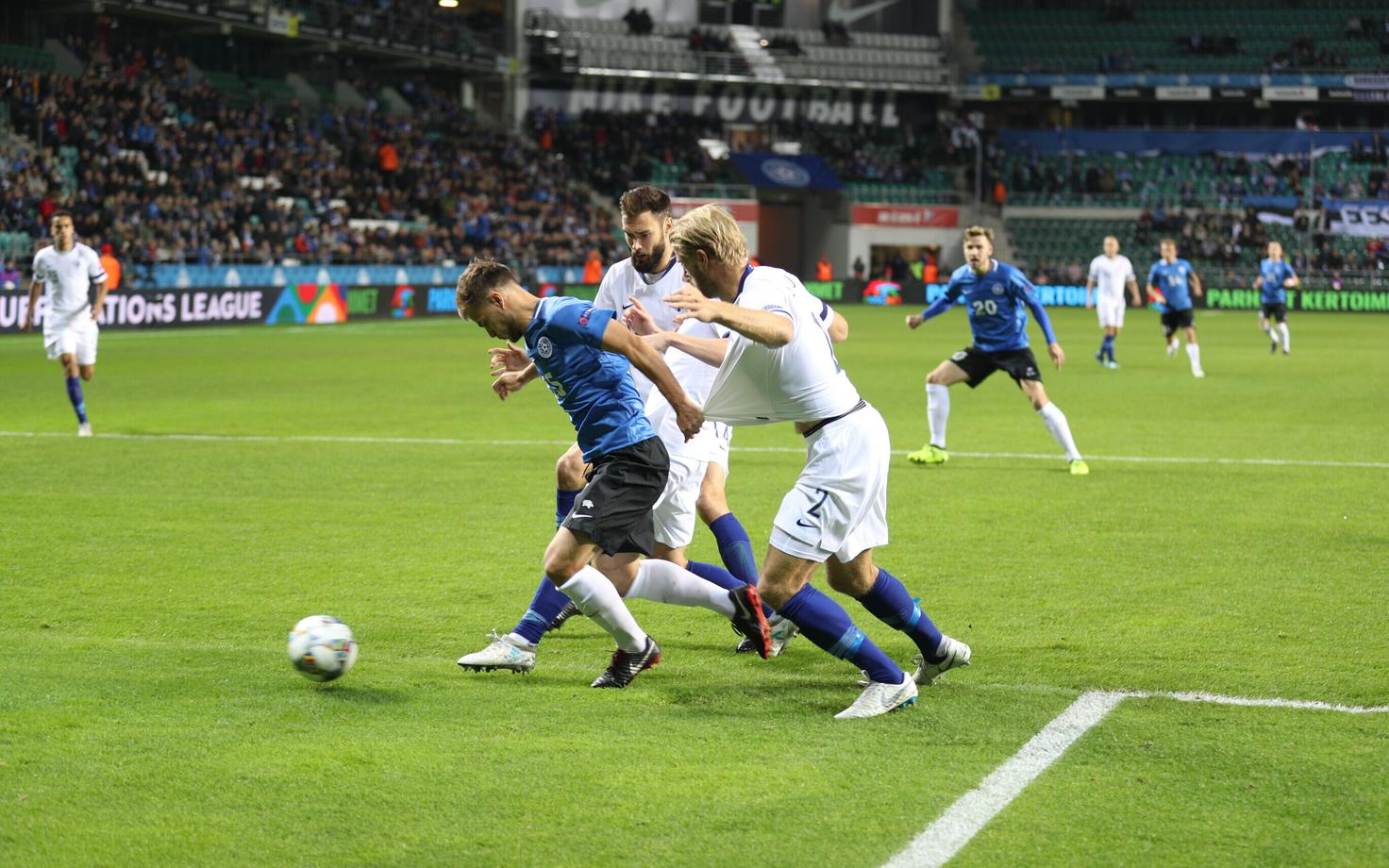 UEFA Rahvuste liiga mäng Eesti - Soome