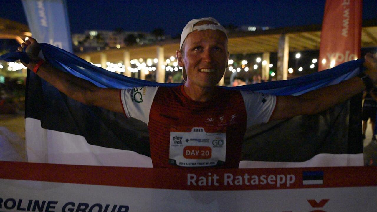 Rait Ratasepp 20-kordse ultratriatloni finišis