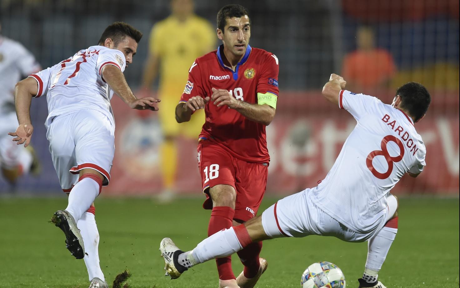 Rahvuste liiga mäng Armeenia - Gibraltar, Henrik Mkhitarjan
