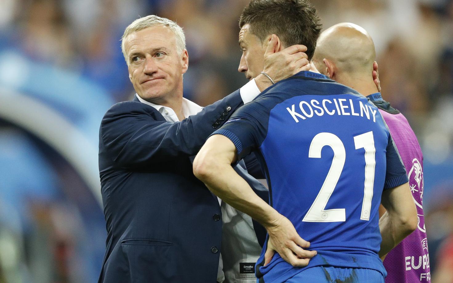 Didier Deschamps ja Laurent Koscielny