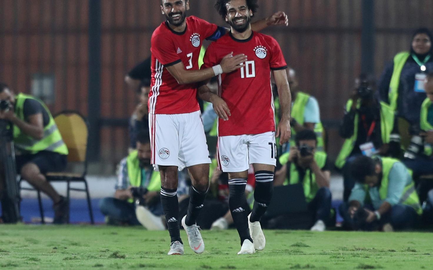 Ahmed Elmohamady ja Mohamed Salah