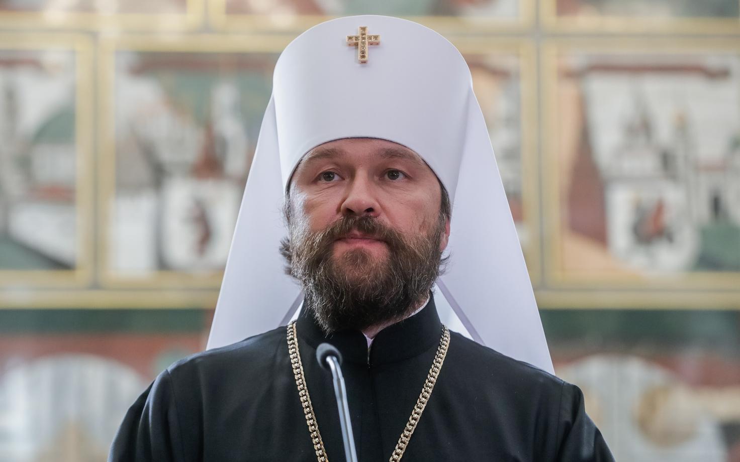 Председатель Отдела внешних церковных связей Московского патриархата митрополит Иларион.