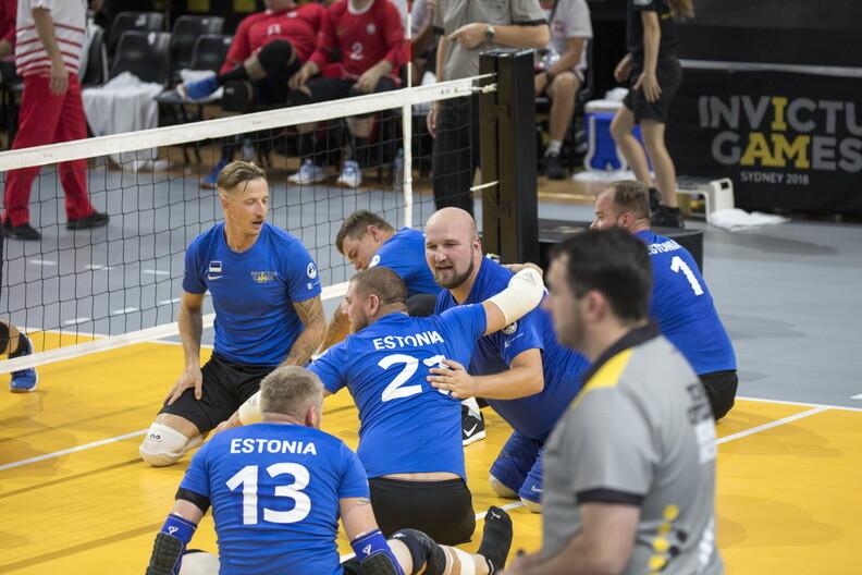Eesti istevõrkpalli koondis Võitmatute mängudel
