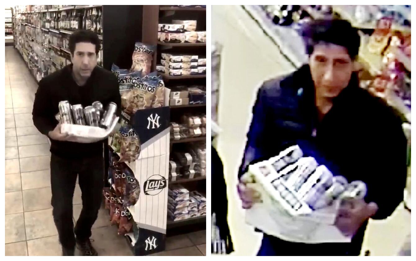 Näitleja David Schwimmer ja tabamata poevaras