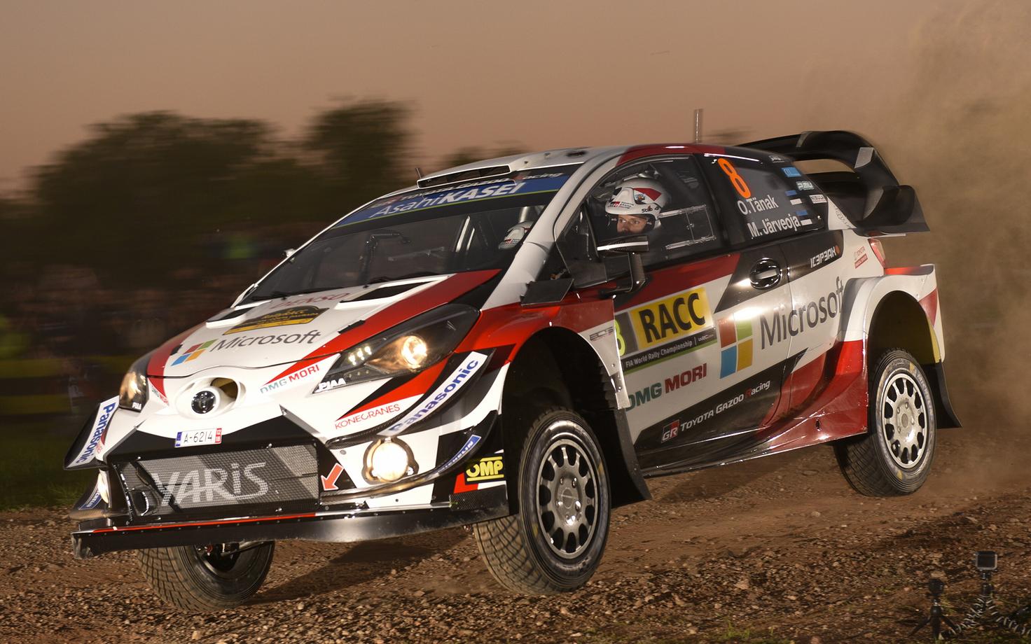 Ott Tänak - Martin Järveoja Kataloonia MM-rallil