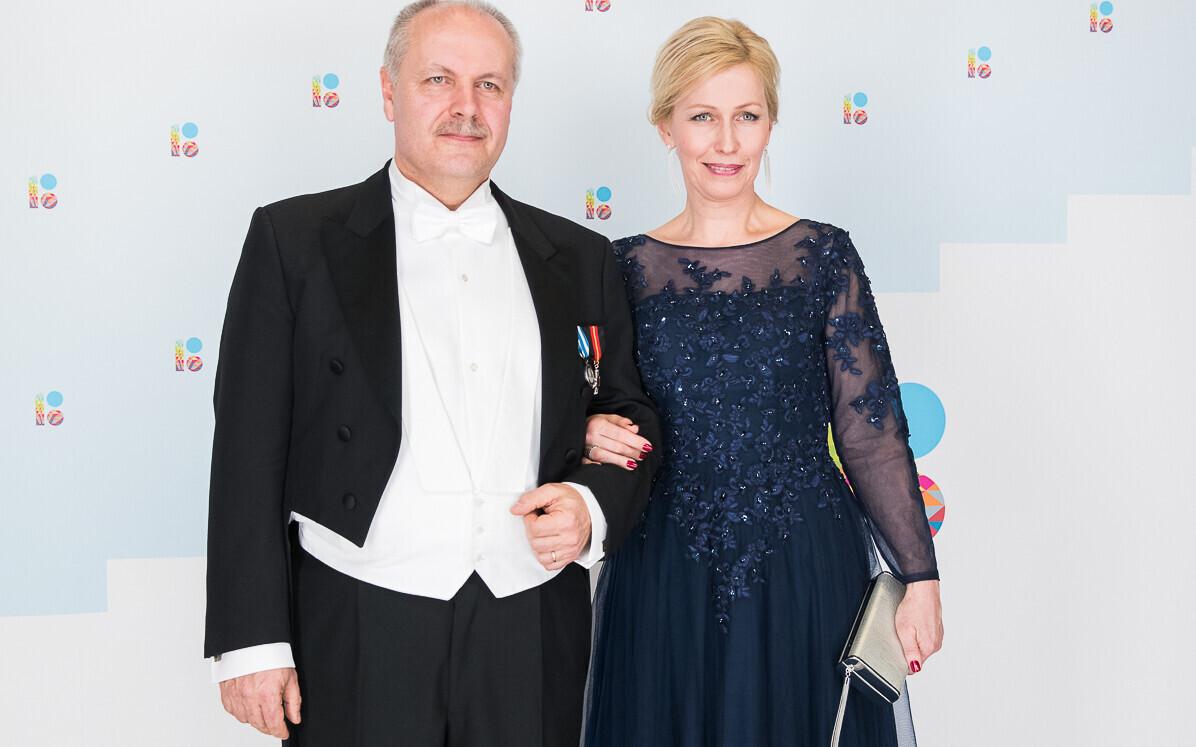 Riigikogu liige Henn Põlluaas ja abikaasa Janne.