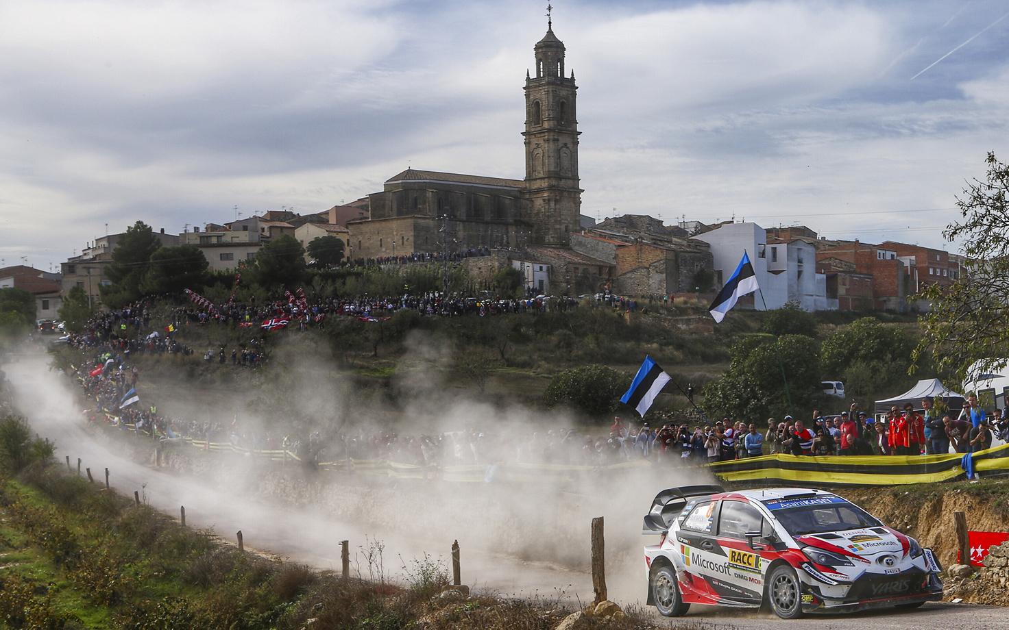 Ott Tänak - Martin Järveoja Kataloonia MM-rallil