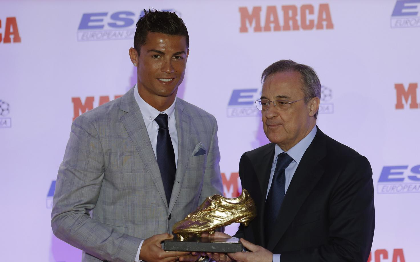 Cristiano Ronaldo ja Florentino Perez