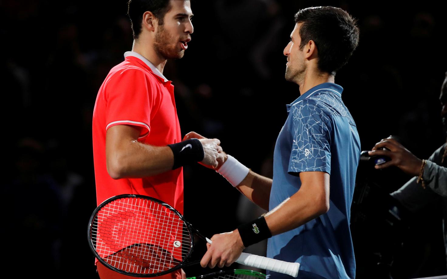 Karen Hatšanov, Novak Djokovic