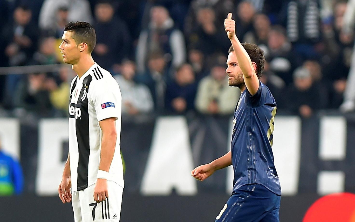 Cristiano Ronaldo ja Juan Mata