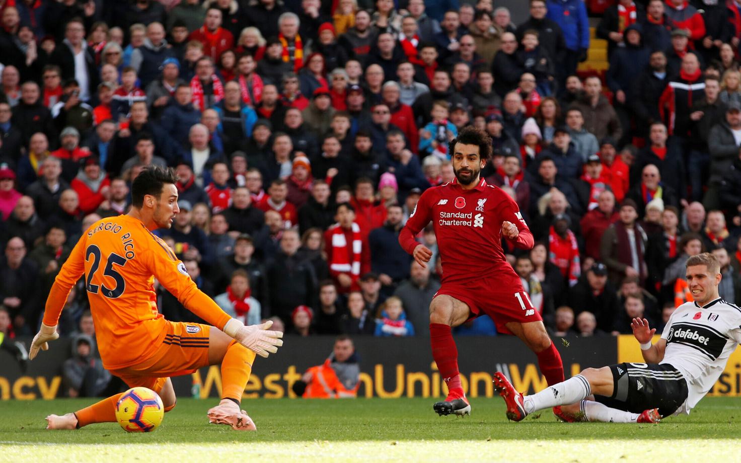 Liverpooli värvides Mohamed Salah meeskonnale esimest väravat toomas