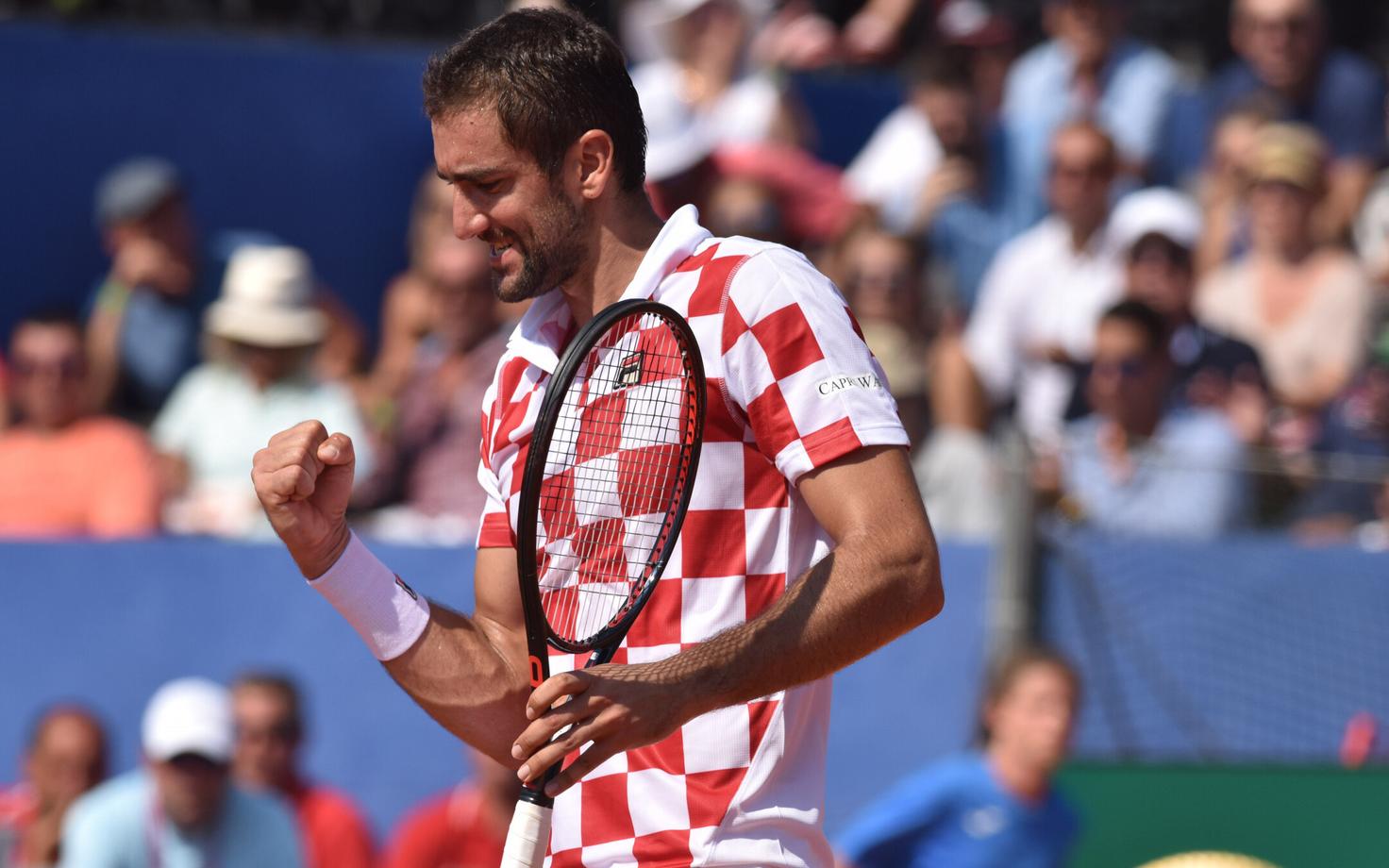 Marin Cilic Horvaatia särgis.