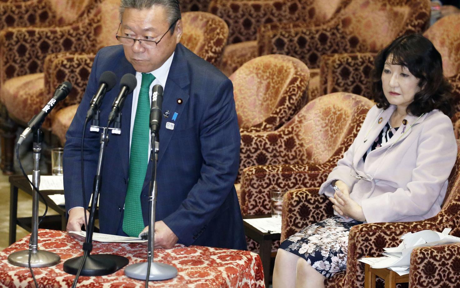 Jaapani küberjulgeolekuminister Yoshitaka Sakurada.