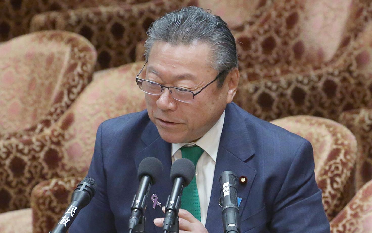 Jaapani küberjulgeolekuminister Yoshitaka Sakurada.