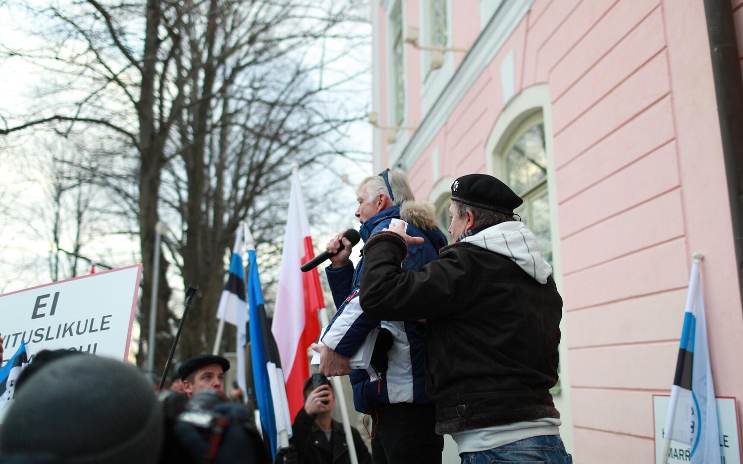 Митинг EKRE на Тоомпеа.
