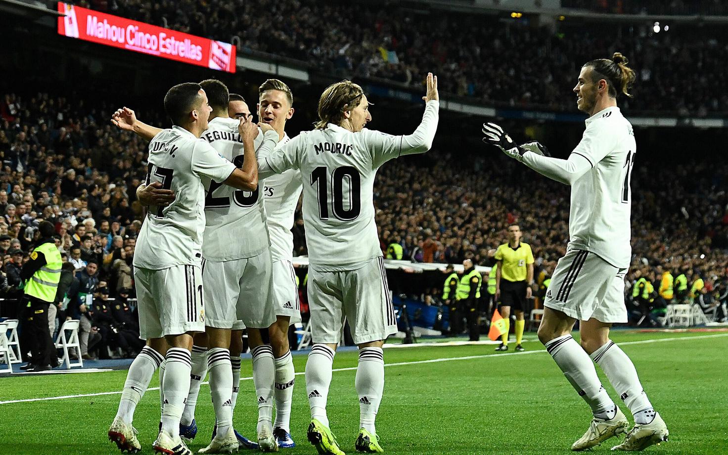 Võidukas Madridi Reali meeskond