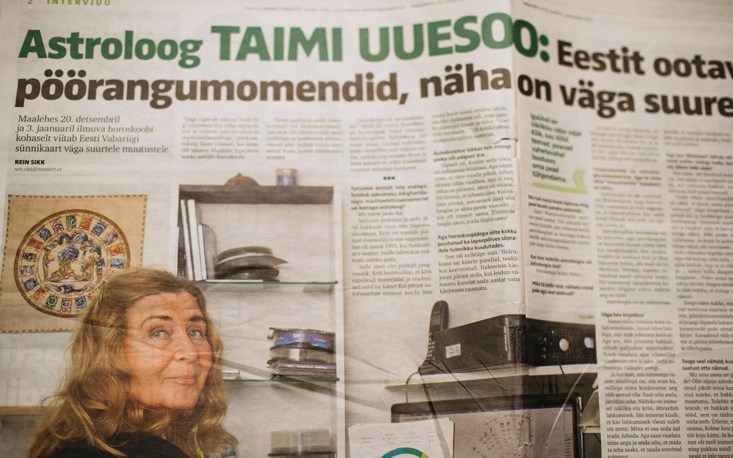 Maalehe uus horoskoobitegija on Taimi Uuesoo