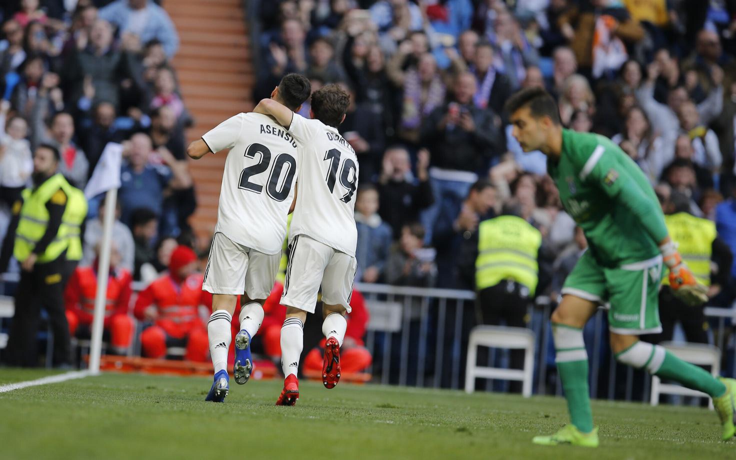 Marco Asensio ja Alvaro Odriozola (Madridi Real)